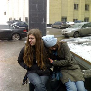 Слева направо: Пятка и Триша